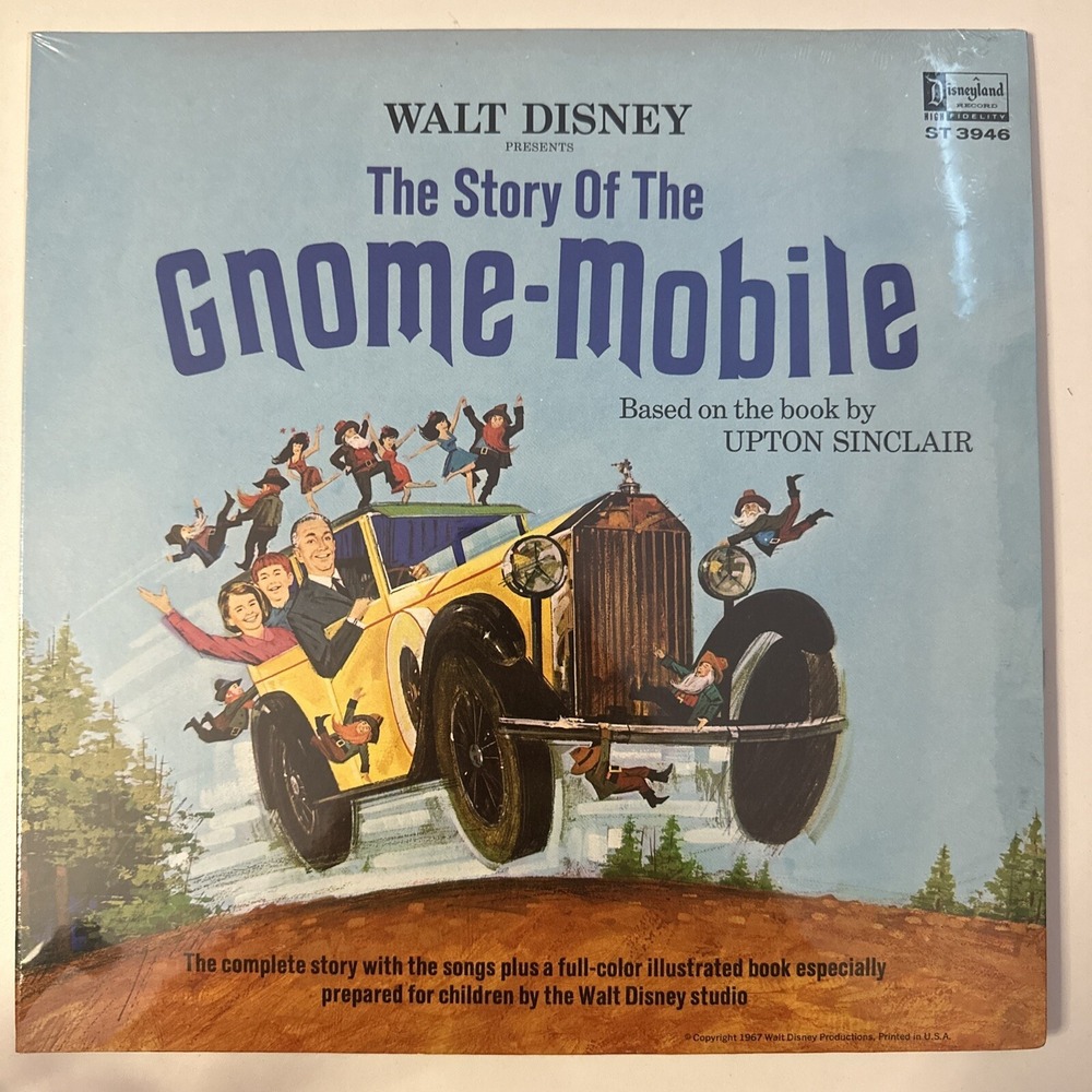 Walt Disney The Story Of The Gnome-Mobile ST 3946 Vinyl LP  1966 RARE!  SEALED!